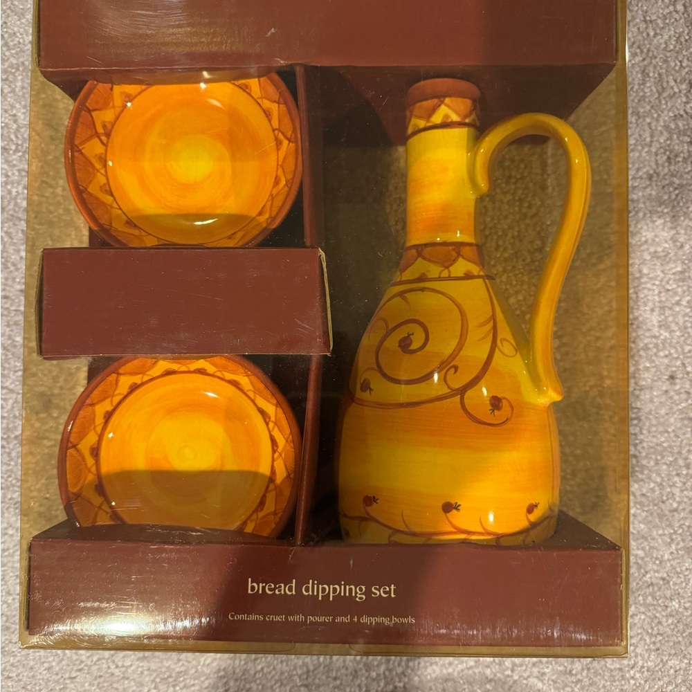 Bread dipping set - Hand painted